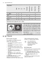 Preview for 18 page of Electrolux EW6F4842AB User Manual