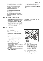 Предварительный просмотр 19 страницы Electrolux EW6F5822BB User Manual