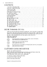 Preview for 2 page of Electrolux EW6F5823ABM User Manual