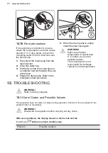 Preview for 30 page of Electrolux EW6F5842CB User Manual