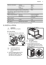 Предварительный просмотр 9 страницы Electrolux EW6F6648Q8 User Manual