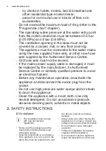 Preview for 4 page of Electrolux EW6S226SI User Manual