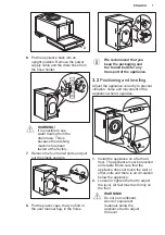 Предварительный просмотр 7 страницы Electrolux EW6S3626BM User Manual