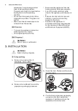 Preview for 6 page of Electrolux EW6S427W User Manual