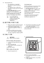 Предварительный просмотр 16 страницы Electrolux EW6T3262 User Manual