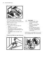 Предварительный просмотр 24 страницы Electrolux EW6T3262 User Manual