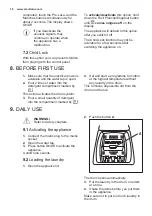 Предварительный просмотр 16 страницы Electrolux EW6T3722AF User Manual