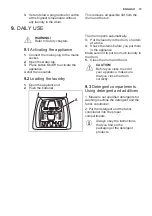 Предварительный просмотр 15 страницы Electrolux EW6T4261 User Manual