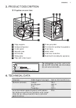 Предварительный просмотр 7 страницы Electrolux EW7F1480BI User Manual