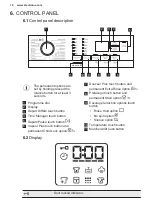 Preview for 18 page of Electrolux EW7F1480BI User Manual