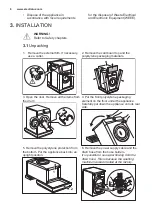 Предварительный просмотр 6 страницы Electrolux EW7F249S User Manual