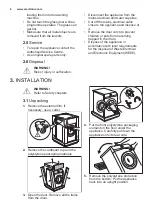 Предварительный просмотр 6 страницы Electrolux EW7F2966LB User Manual