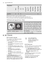 Предварительный просмотр 20 страницы Electrolux EW7F3846HS User Manual