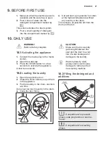 Предварительный просмотр 21 страницы Electrolux EW7F3846HS User Manual