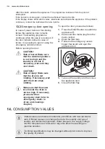 Предварительный просмотр 34 страницы Electrolux EW7F3846HS User Manual