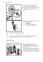 Предварительный просмотр 10 страницы Electrolux EW7F4722NF User Manual