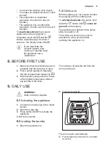 Предварительный просмотр 17 страницы Electrolux EW7T3372 User Manual