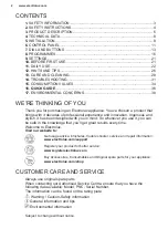 Preview for 2 page of Electrolux EW7T6237F8 User Manual