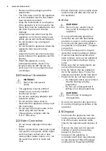 Preview for 6 page of Electrolux EW7W3164LB User Manual