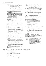 Preview for 34 page of Electrolux EW7W3866OF User Manual