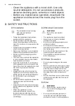 Preview for 6 page of Electrolux EW7W3R68SI Instruction Manual