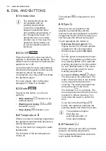 Preview for 14 page of Electrolux EW7W447W User Manual