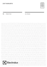 Preview for 1 page of Electrolux EW7W4762OFB User Manual