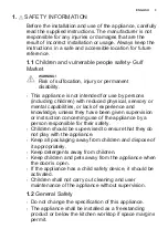 Preview for 3 page of Electrolux EW7W4762OFB User Manual