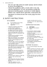 Preview for 6 page of Electrolux EW7W4862HB User Manual