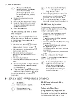 Preview for 28 page of Electrolux EW7W4862HB User Manual