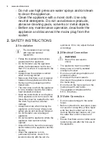 Preview for 6 page of Electrolux EW7W4862LB User Manual