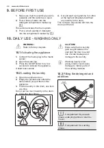 Preview for 24 page of Electrolux EW7W4862LB User Manual