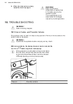 Preview for 42 page of Electrolux EW7W5468E6 User Manual