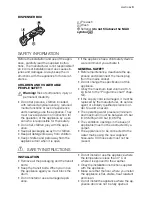 Preview for 3 page of Electrolux EWB 85215 W User Manual