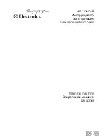 Preview for 1 page of Electrolux EWC 1050 User Manual