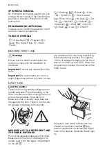 Предварительный просмотр 8 страницы Electrolux EWC 1150 User Manual