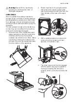 Предварительный просмотр 19 страницы Electrolux EWC 1150 User Manual