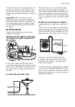 Предварительный просмотр 21 страницы Electrolux EWC 1150 User Manual