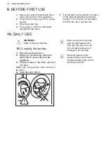 Preview for 16 page of Electrolux EWC 1350 User Manual