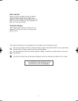 Preview for 2 page of Electrolux EWF 1010 Instruction Booklet