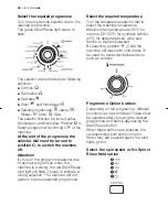 Предварительный просмотр 9 страницы Electrolux EWF 10160 W User Manual