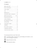 Preview for 4 page of Electrolux EWF 10240 W User Manual