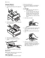 Предварительный просмотр 12 страницы Electrolux EWF 106210 A User Manual