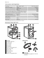 Предварительный просмотр 4 страницы Electrolux EWF 106410 A User Manual