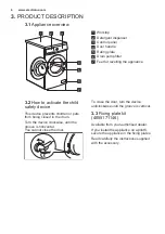 Предварительный просмотр 6 страницы Electrolux EWF 1064EMW Manual