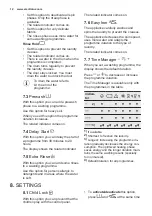 Предварительный просмотр 12 страницы Electrolux EWF 1064EMW Manual