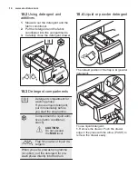 Предварительный просмотр 14 страницы Electrolux EWF 1064EMW Manual