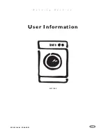 Preview for 1 page of Electrolux EWF 1080 User Information