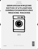 Electrolux EWF 1220 Instruction Book предпросмотр