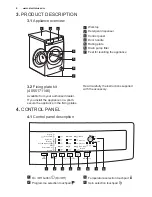 Предварительный просмотр 6 страницы Electrolux EWF 1272BW User Manual